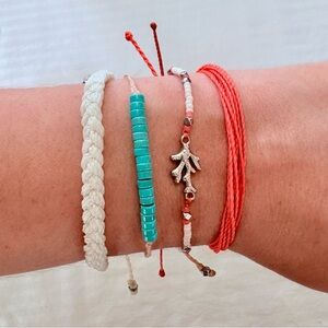 Pura Vida July 2018 “Crazy For Coral” bracelet club set
